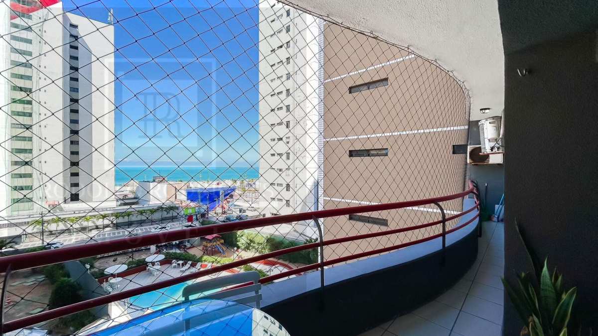 Apartamento à venda no Porto de Iracema | Vista mar, 70m², 2 quartos, mobiliado e porteira fechada - Rodolfo Rodrigues Imóveis